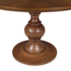 Homesteada™ Callie Round Dining Table, Heirloom Brown Finish