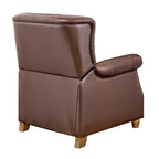 Homesteada™ Harper Leather Recliner with Whiskey Upholstery
