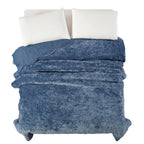 Homesteada™ Eloise Floral Velvet Quilt, Full/Queen, Blue Dust Bedding