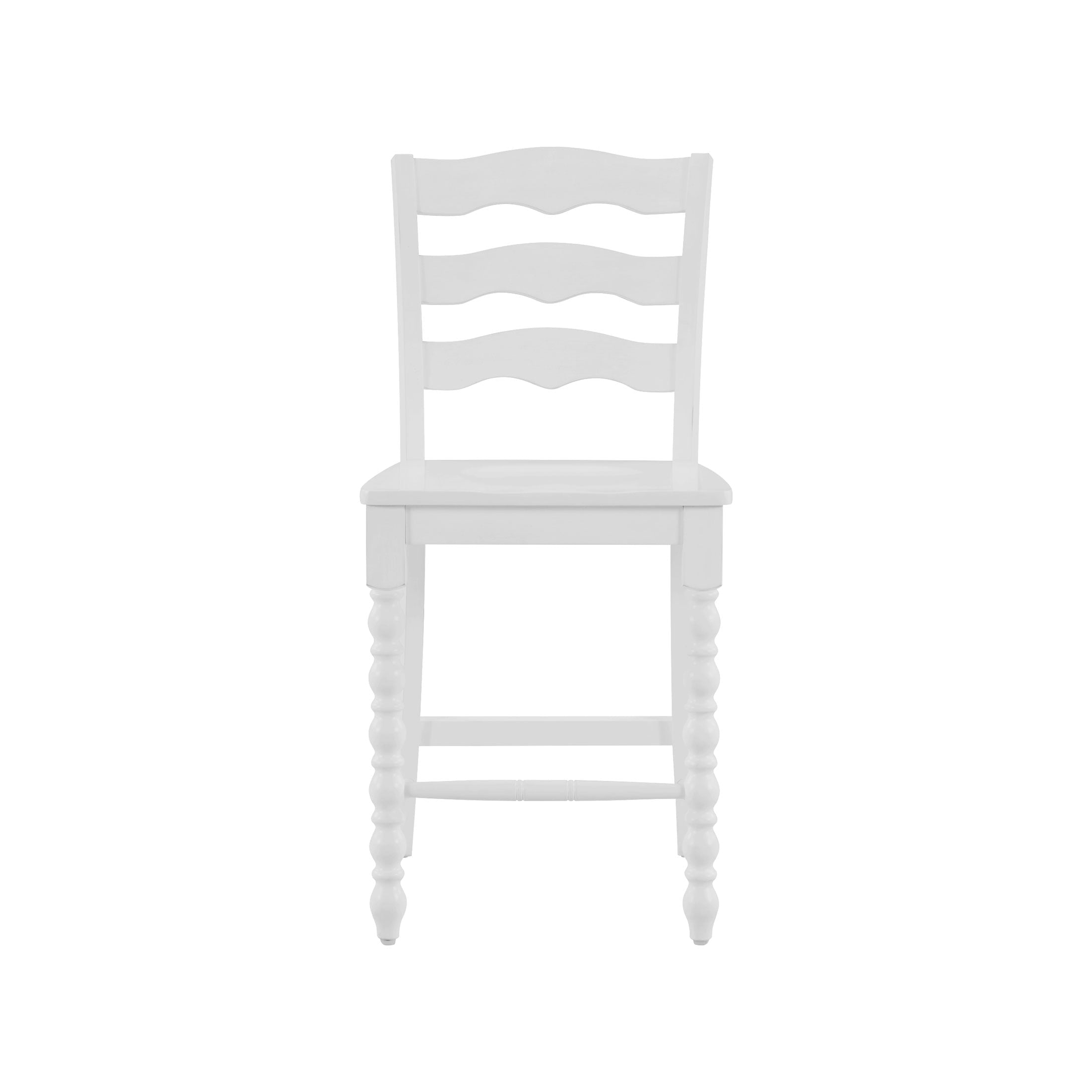 Homesteada™ Harper Counter-height Wood Stools, 2 Pack, White