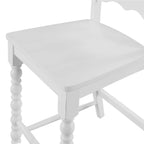 Homesteada™ Harper Counter-height Wood Stools, 2 Pack, White