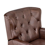 Homesteada™ Harper Leather Recliner with Whiskey Upholstery