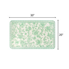 Homesteada™ Agatha Comfort Kitchen Mat, Green, 20" x 30"