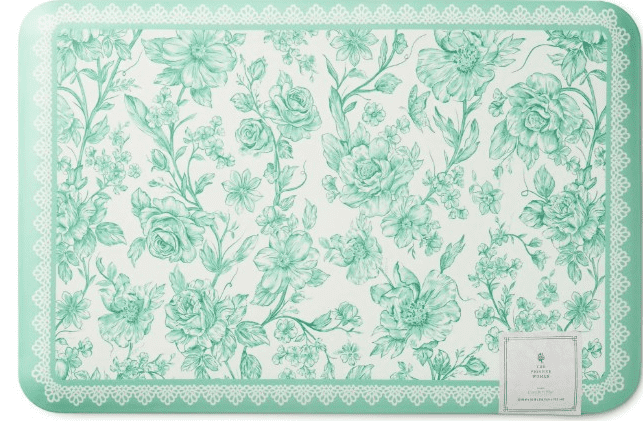 Homesteada™ Agatha Comfort Kitchen Mat, Green, 20" x 30"