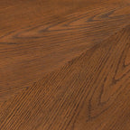 Homesteada™ Callie Round Dining Table, Heirloom Brown Finish