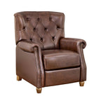 Homesteada™ Harper Leather Recliner with Whiskey Upholstery