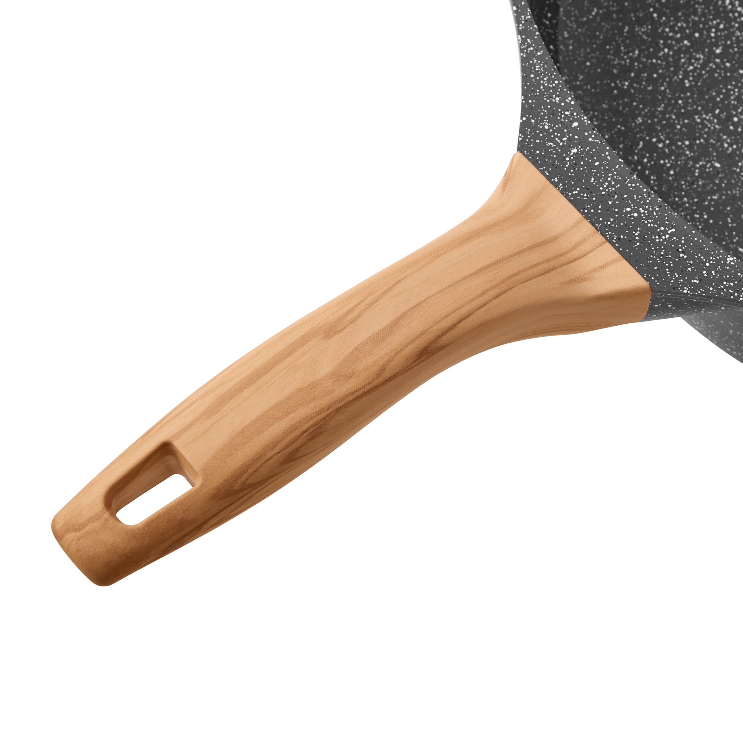 Homesteada™ Prairie Signature 6-Quart Cast Aluminum Jumbo Cooker Saute Pan, Charcoal Speckle