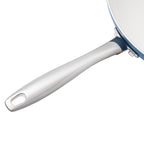 Homesteada™ Harlow 12" Ceramic Non-Stick Fry Pan, Denim Blue