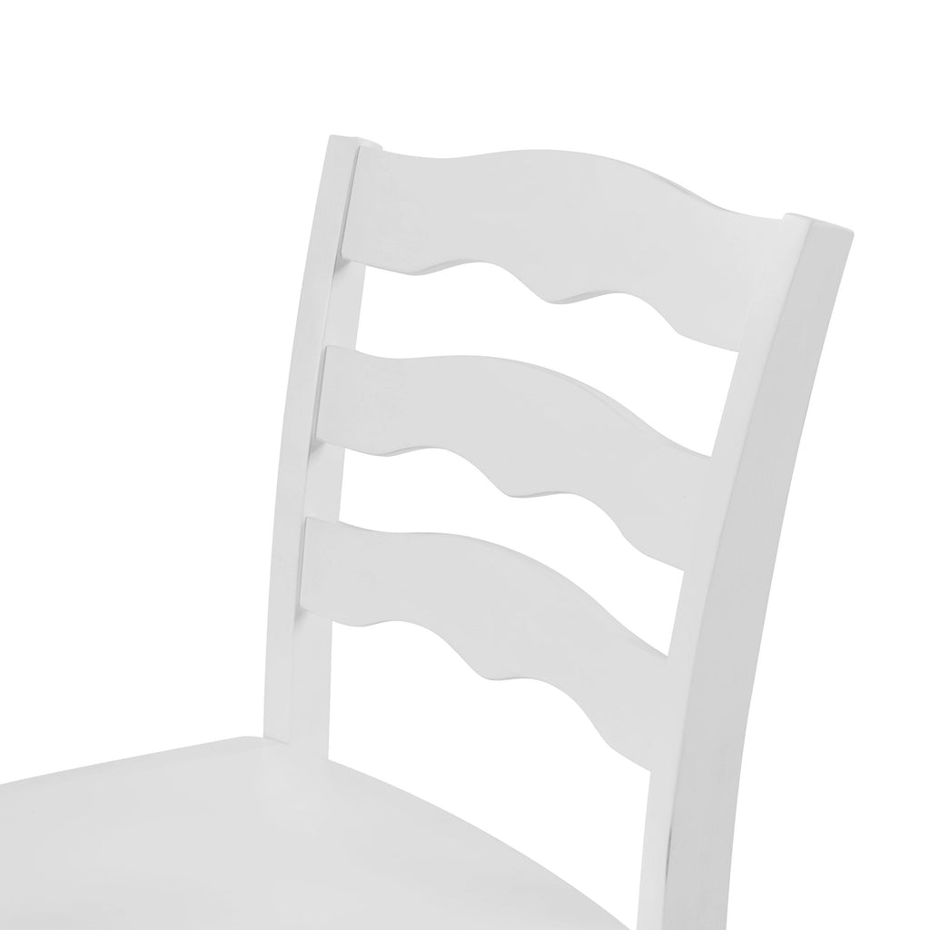 Homesteada™ Harper Counter-height Wood Stools, 2 Pack, White