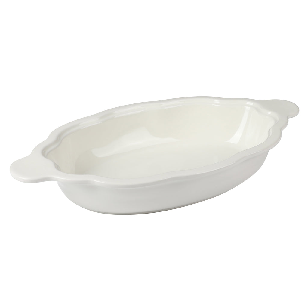 Homesteada™ 3-Quart Oval Pumpkin Stoneware Baker with Lid, Linen
