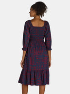 Homesteada™ Smocked Bodice Midi Dress, Women’s and Women’s Plus, Sizes XS-3X