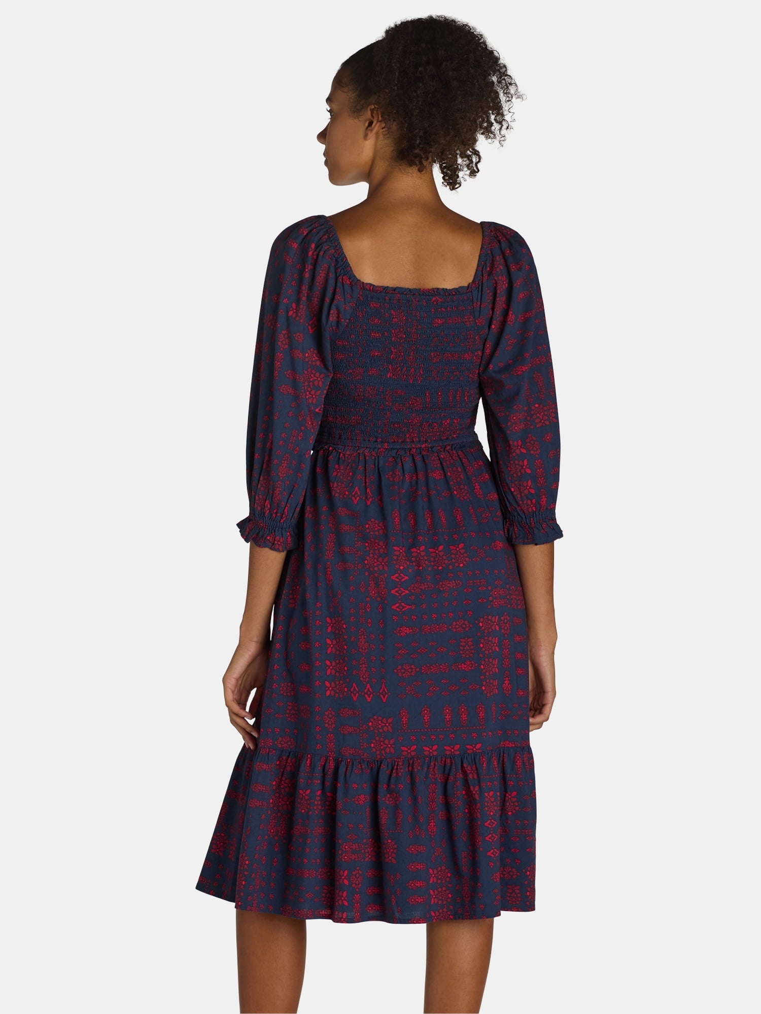 Homesteada™ Smocked Bodice Midi Dress, Women’s and Women’s Plus, Sizes XS-3X