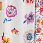 Homesteada™ Sheer Cotton Curtain Panel, Floral,1 Panel, 50"W x 84"L