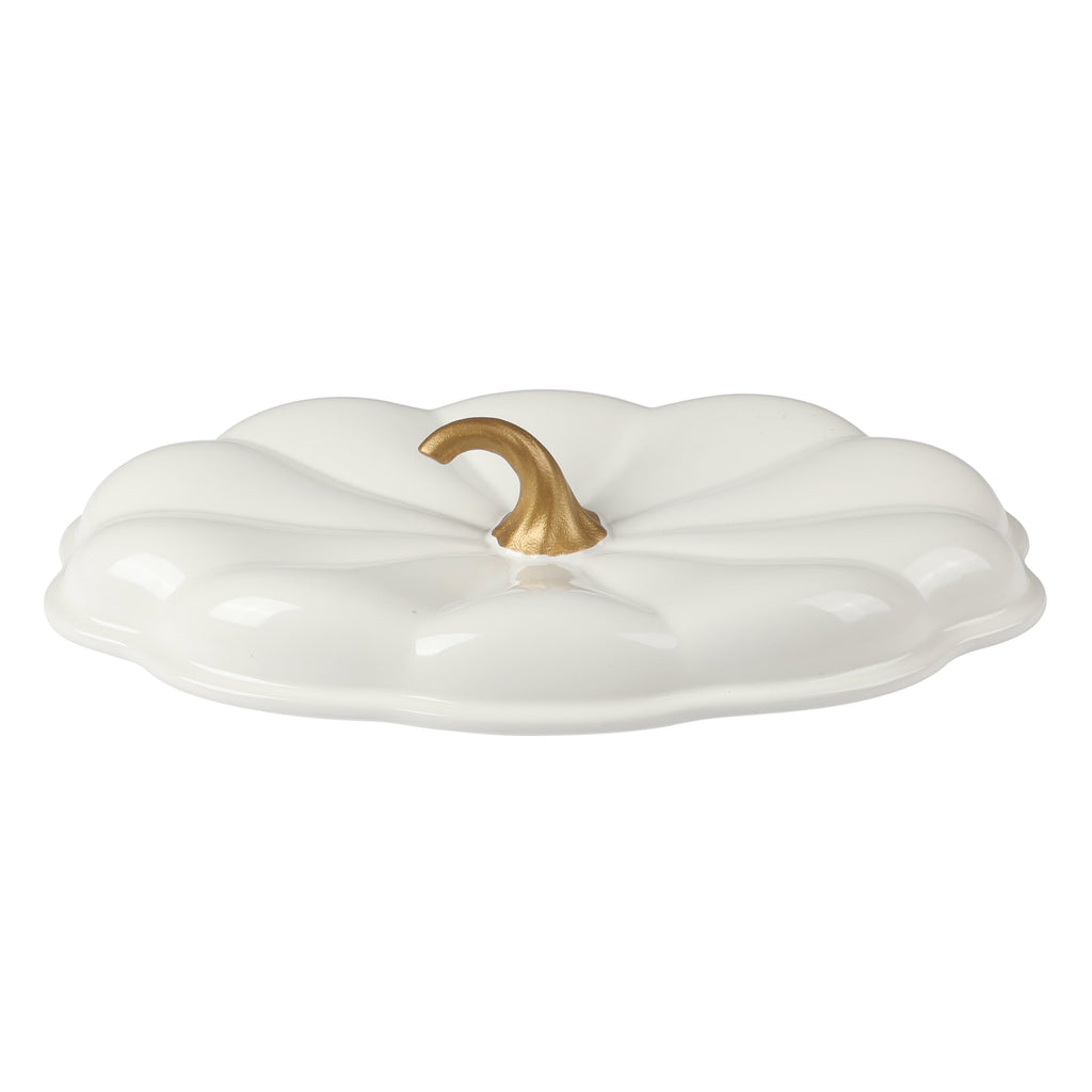 Homesteada™ 3-Quart Oval Pumpkin Stoneware Baker with Lid, Linen