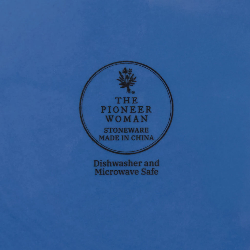 Homesteada™ Colette 12-Piece Stoneware Dinnerware Set, Blue