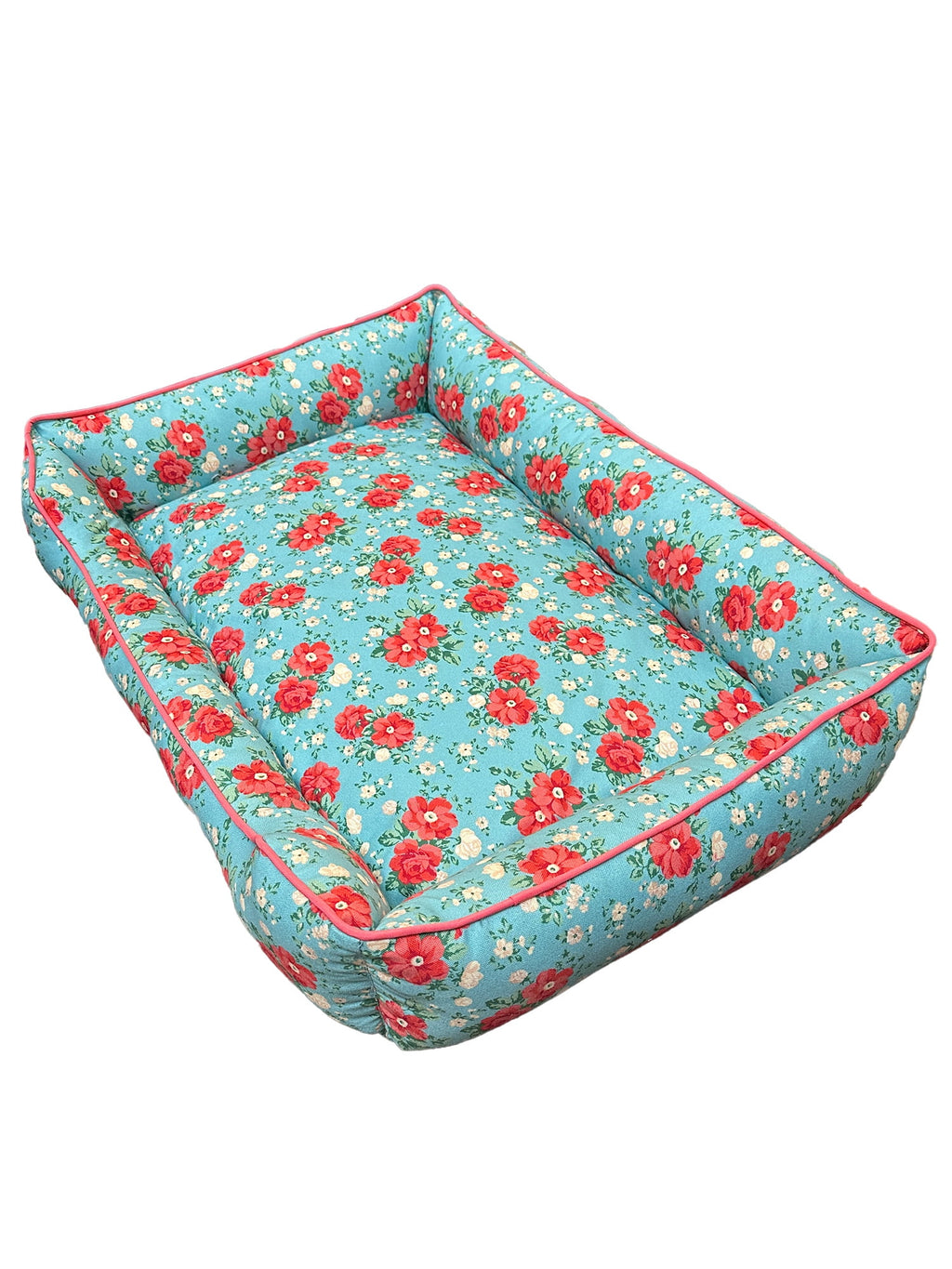 Homesteada™ Vintage Floral Large Pet Bed, 34" x 24"