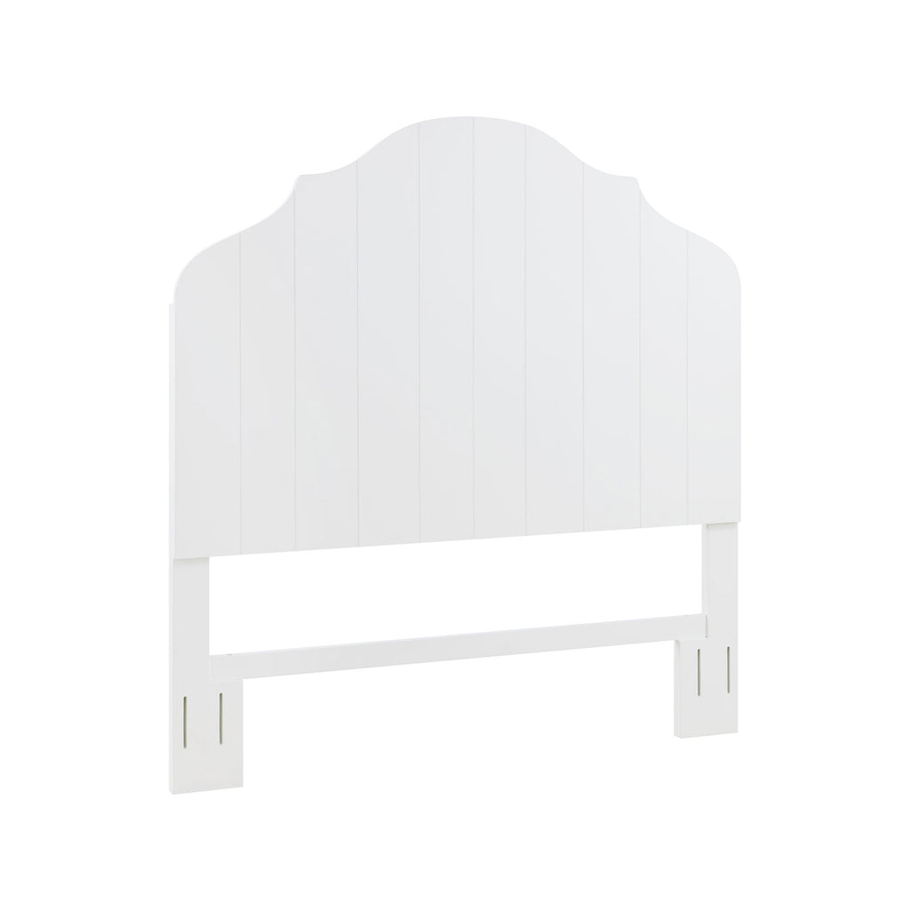 Homesteada™ Queen Headboard Made With Solid Wood Frame, White