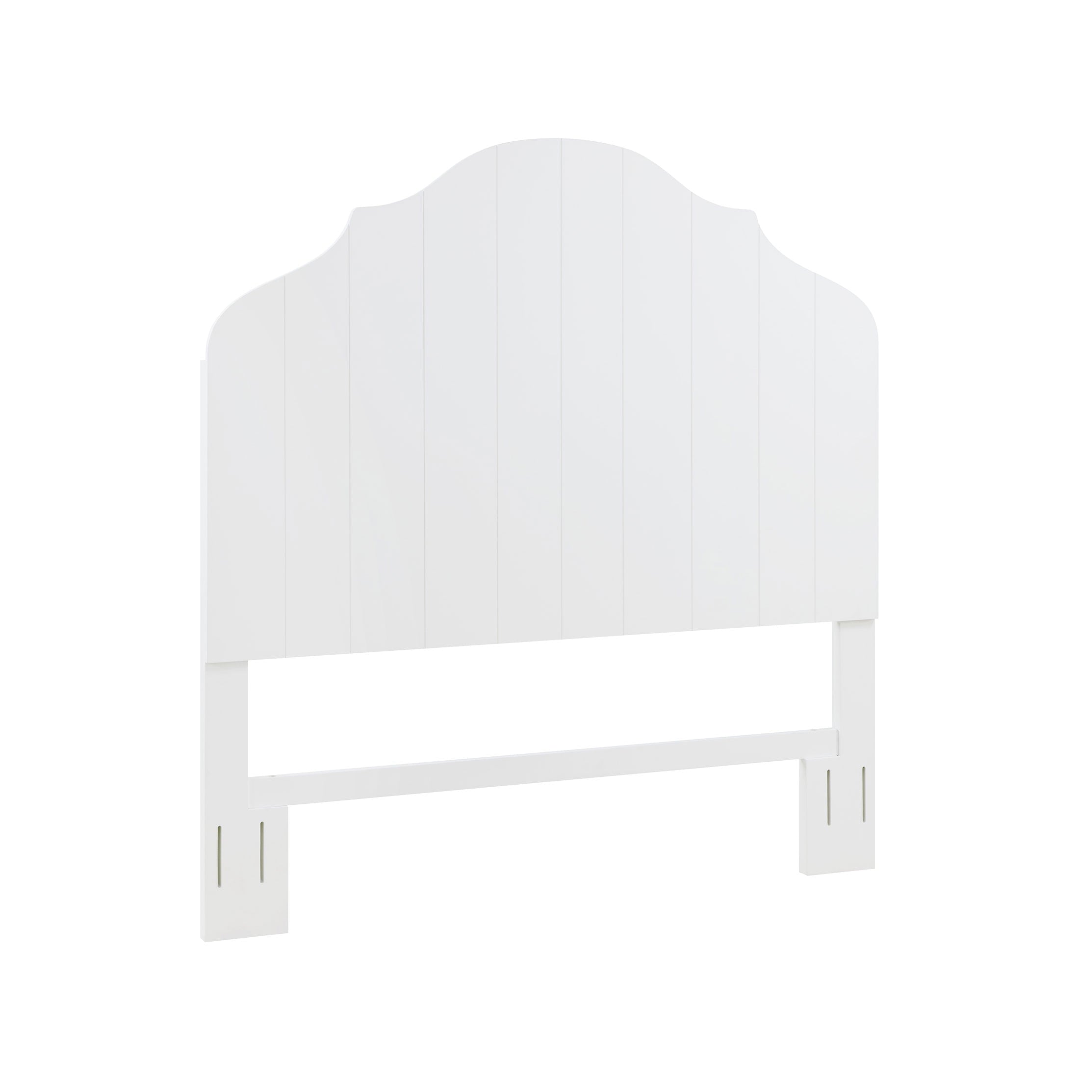 Homesteada™ Queen Headboard Made With Solid Wood Frame, White