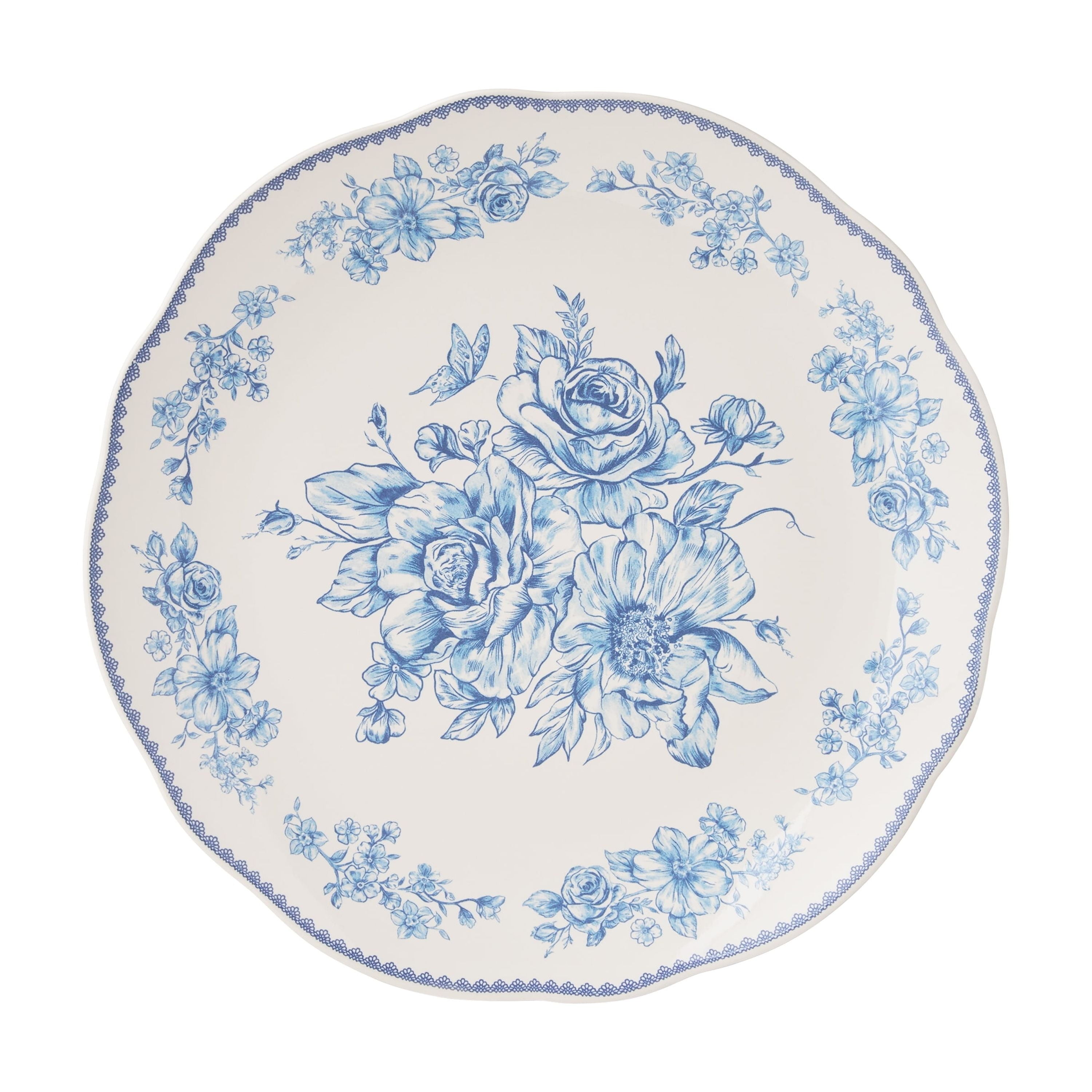 Homesteada™ Agatha 12-Piece Stoneware Dinnerware Set, Blue
