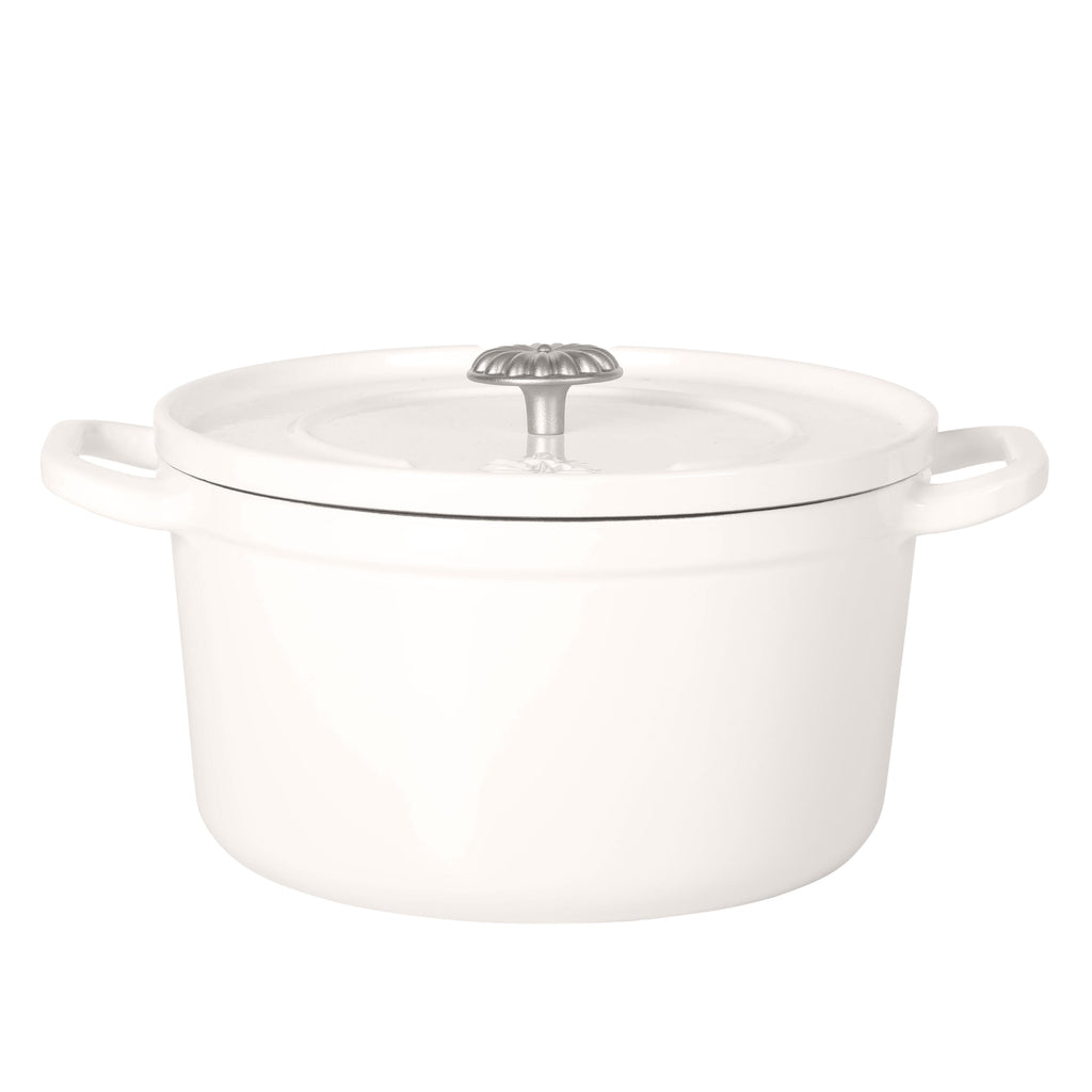 Homesteada™ 5-Quart Enameled Cast Iron Dutch Oven with Lid, Linen