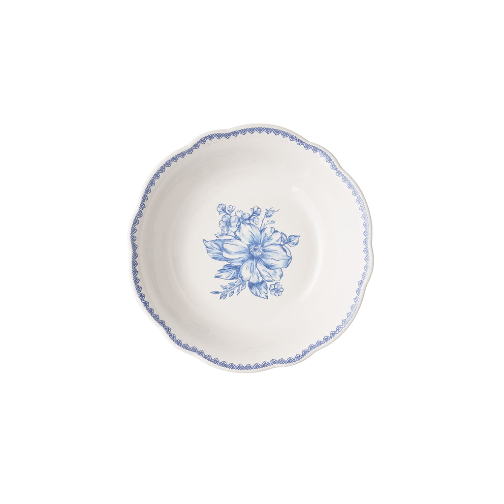 Homesteada™ Agatha 12-Piece Stoneware Dinnerware Set, Blue