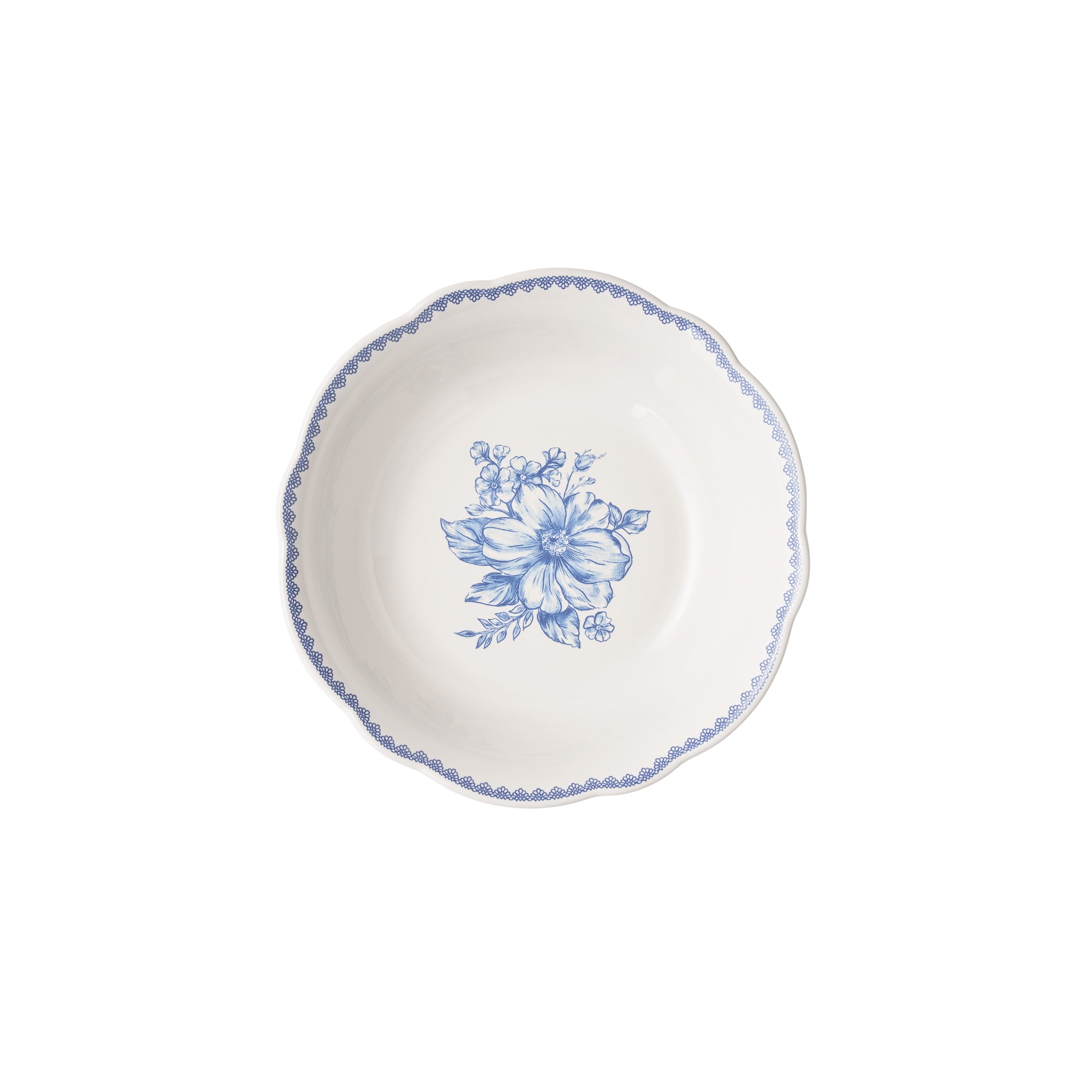 Homesteada™ Agatha 12-Piece Stoneware Dinnerware Set, Blue