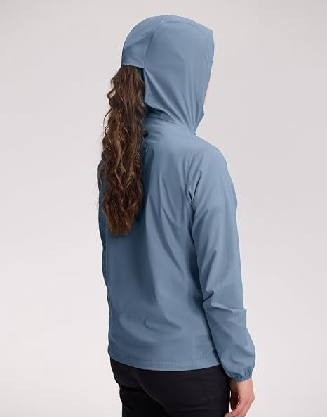 Homesteada™ Heritage Country Camp Women‘s UPF 50+ Windbreaker Jacket, Lightweight Packable Sun Protection Hoodie