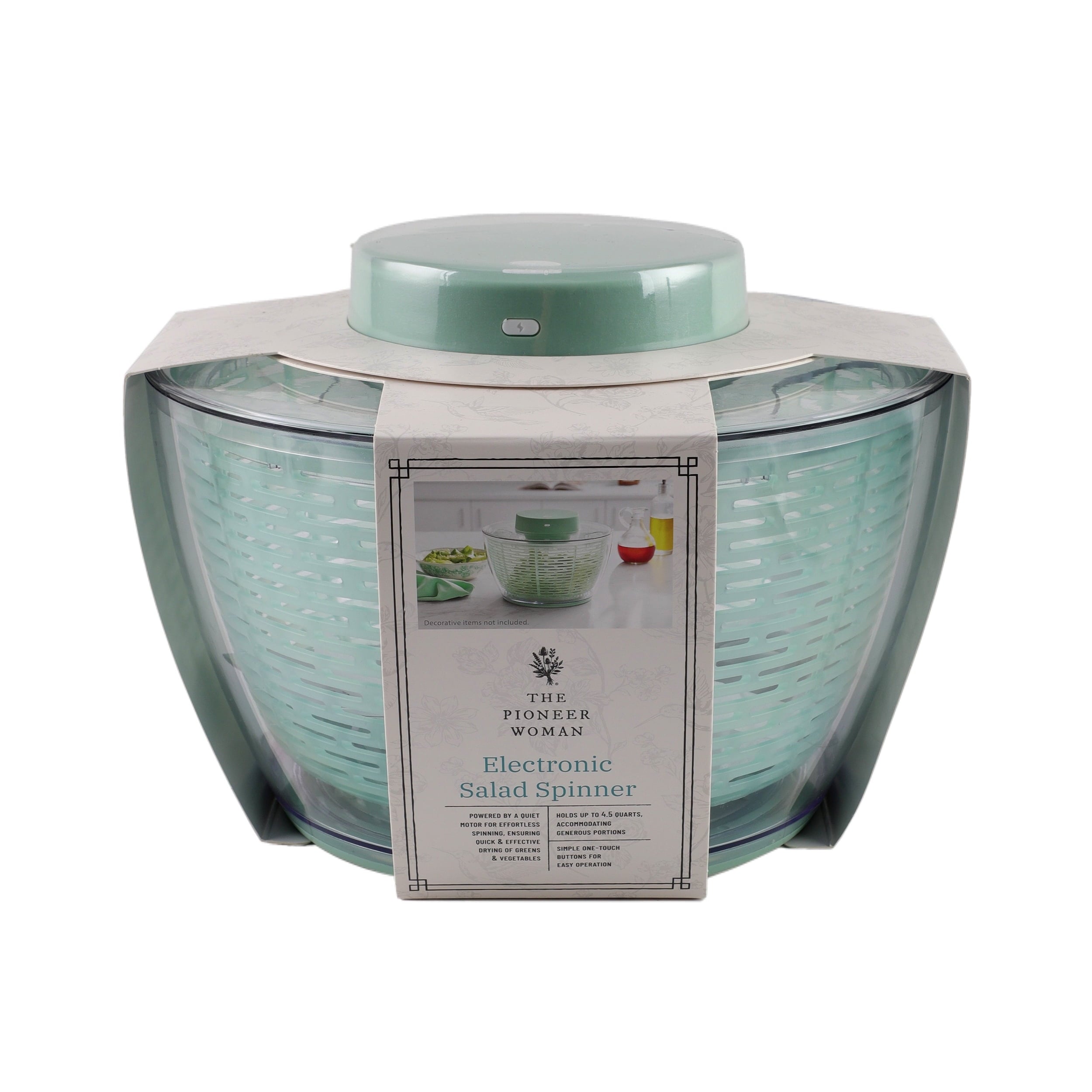 Homesteada™ 4.5-Quart Electric Salad Spinner