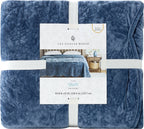 Homesteada™ Eloise Floral Velvet Quilt, Full/Queen, Blue Dust Bedding