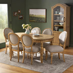 Homesteada™ Willa Rounded Back Dining Chairs, Heirloom Wheat, Set of 2
