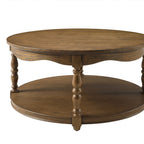 Homesteada™ Helen Round Coffee Table, Heirloom Brown