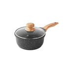 Homesteada™ Prairie Signature 14-Piece Cast Aluminum Cookware Set, Charcoal