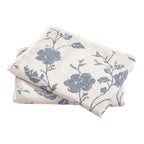 Homesteada™ Agatha Floral Gauze Pillow Sham, Standard, Blue Dust, 2 Pack
