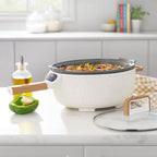 Homesteada™ Electric Skillet with Detachable Handle