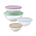 Homesteada™ 8-Piece Glass Mixing Bowl Set