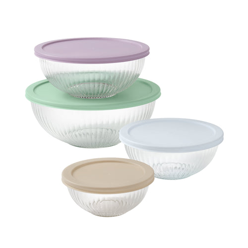 Homesteada™ 8-Piece Glass Mixing Bowl Set