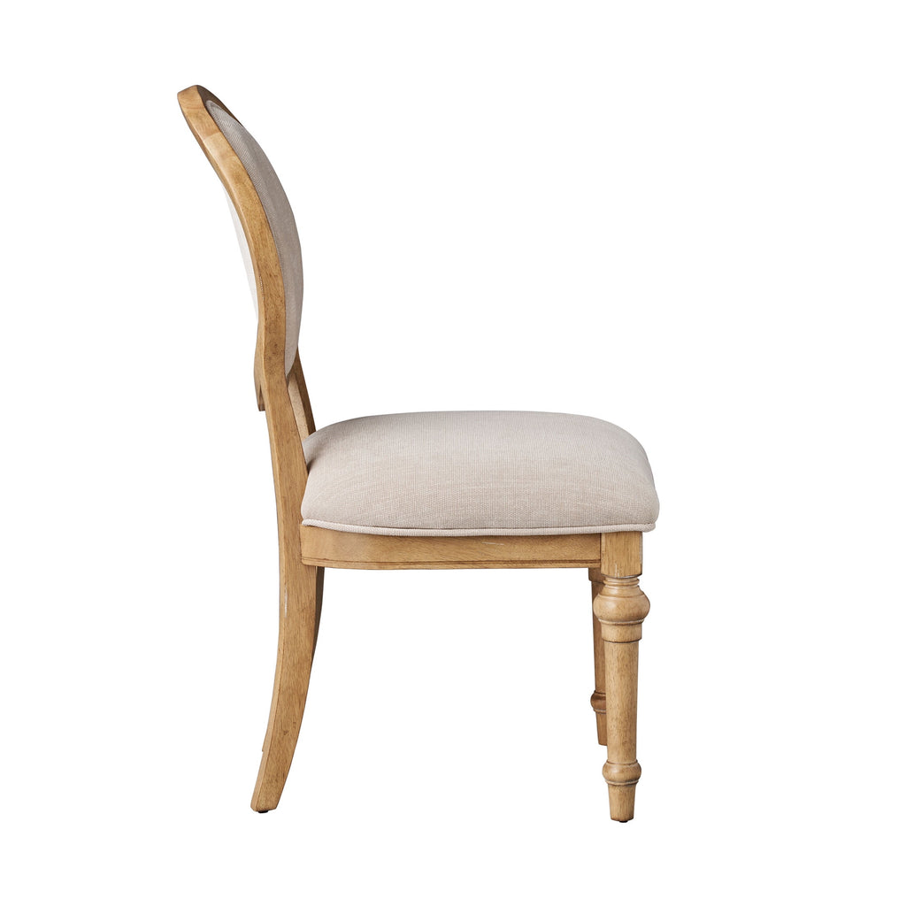 Homesteada™ Willa Rounded Back Dining Chairs, Heirloom Wheat, Set of 2