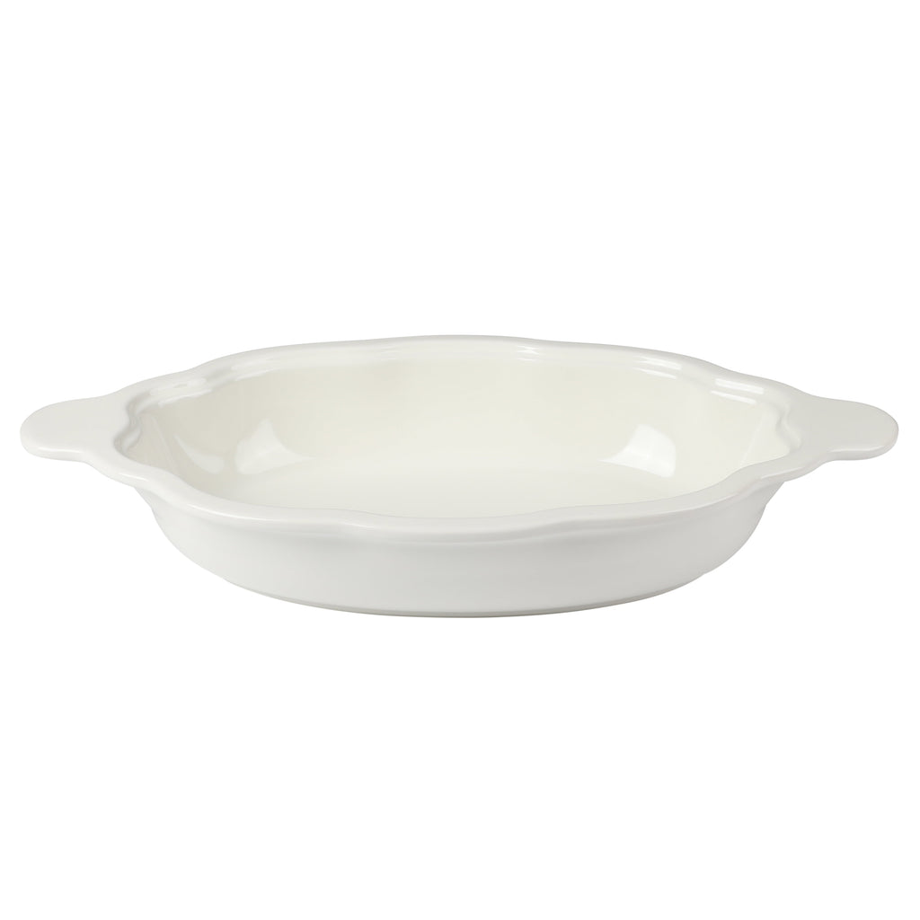 Homesteada™ 3-Quart Oval Pumpkin Stoneware Baker with Lid, Linen