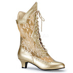 Homesteada™ Funtasma DAME-115 - 2" Heel, Blk Pu-Lace Victorian Ankle Boot, Lace, Heritage Country-Blk Pu-Lace-6