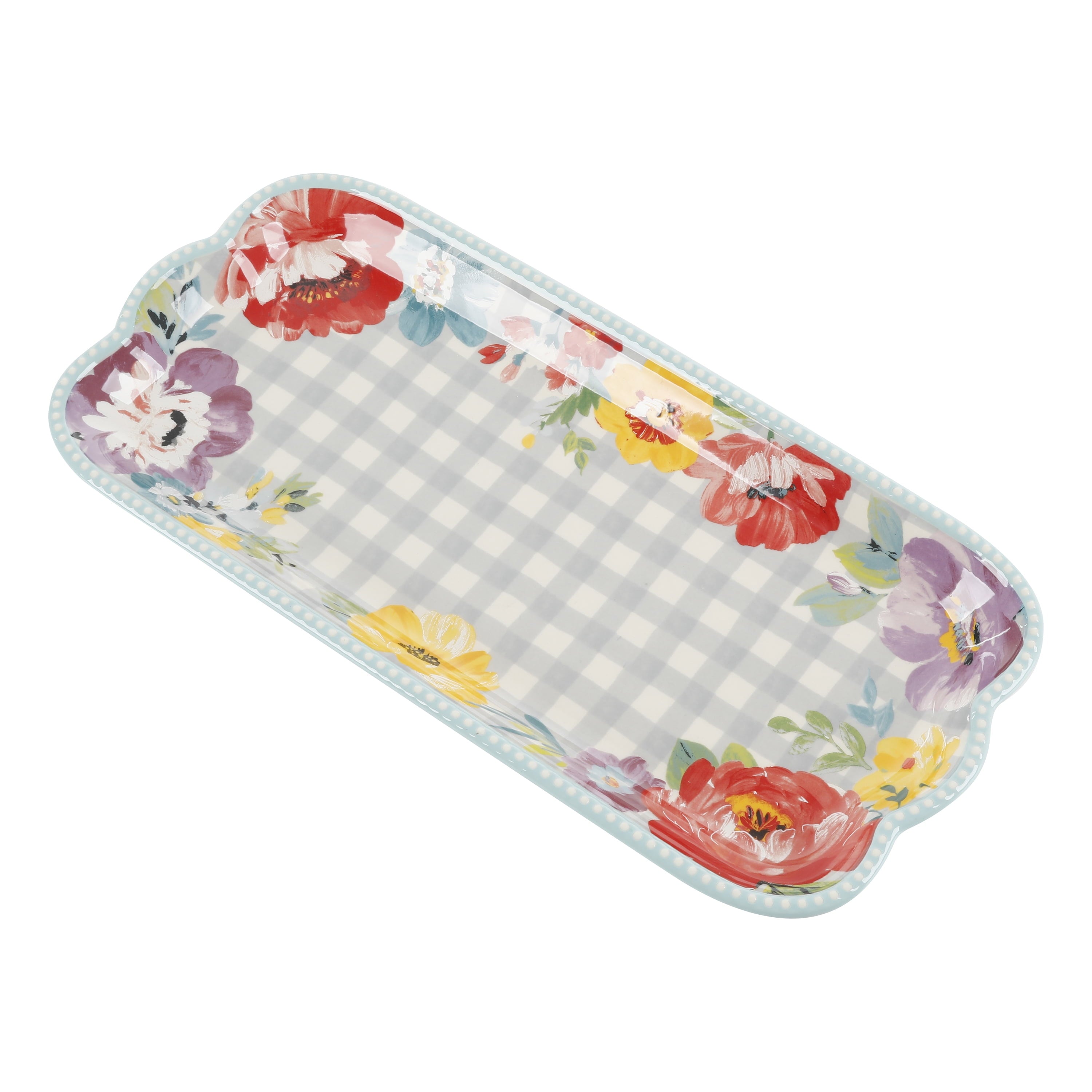 Homesteada™ Floral Medley 3-Piece Ceramic Serving Platter Set