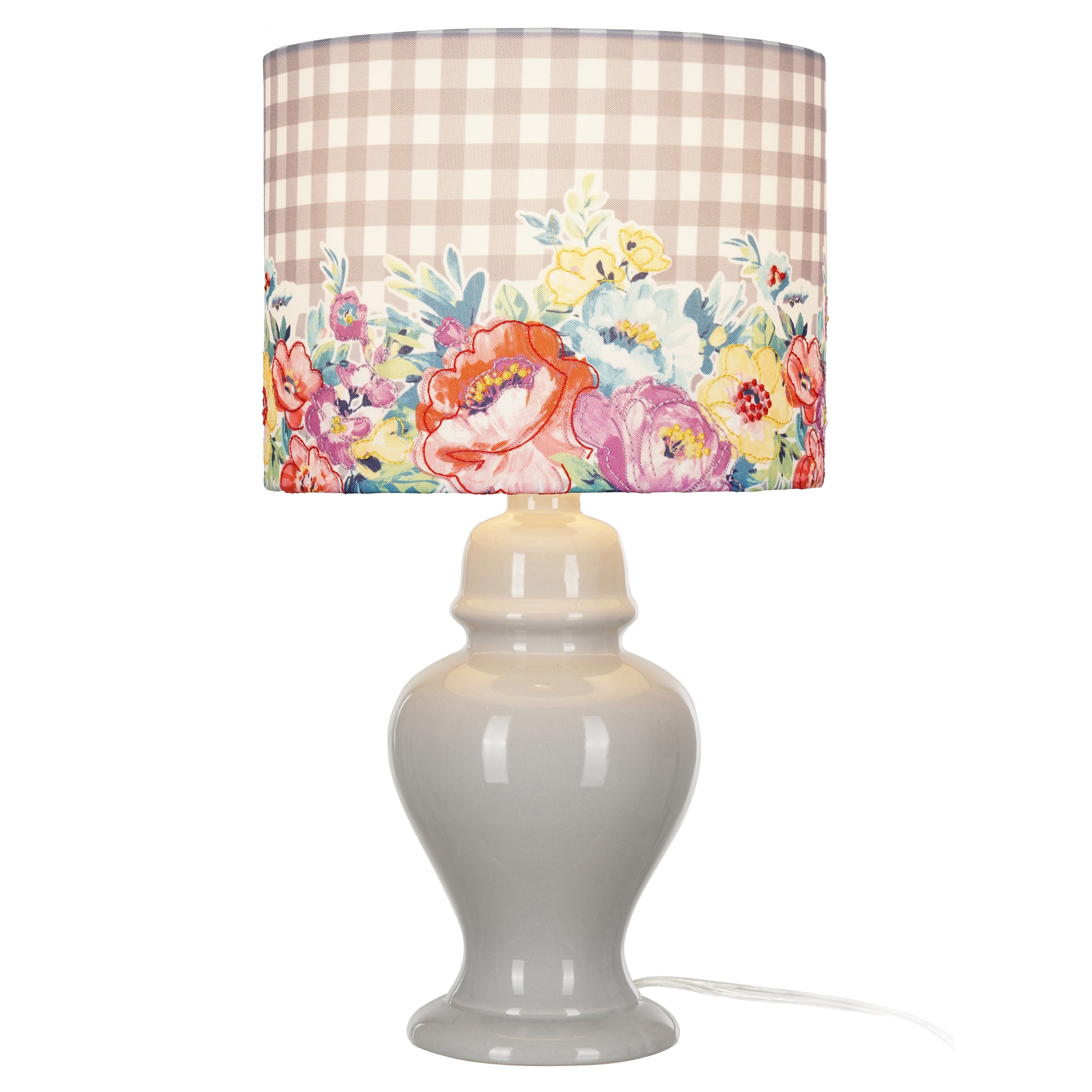 Homesteada™ Sweet Romance Table Lamp, Grey Finish with LED Bulb Included