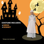Homesteada™ Underwraps Heritage Country Womens Costume with Apron and Bonnet | Large Female