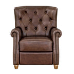 Homesteada™ Harper Leather Recliner with Whiskey Upholstery