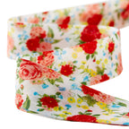 Homesteada™ Sweet Rose Double Fold Cotton Quilt Binding Ribbon, 7/8" x 25 Yards