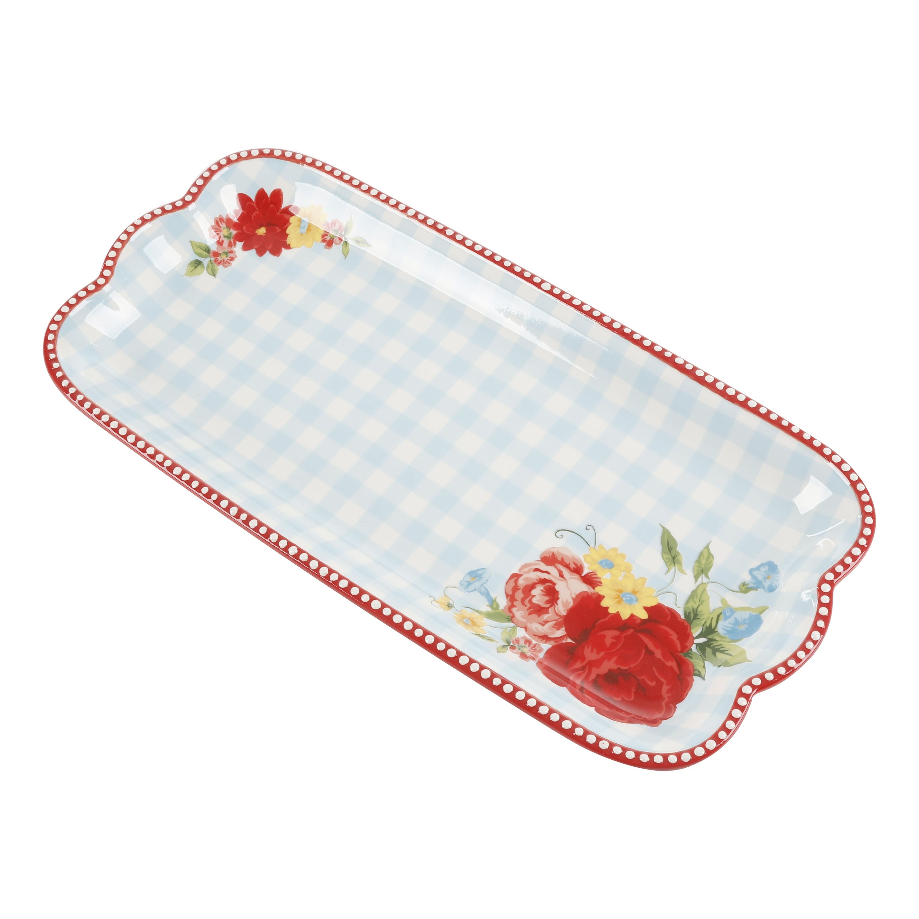 Homesteada™ Floral Medley 3-Piece Ceramic Serving Platter Set