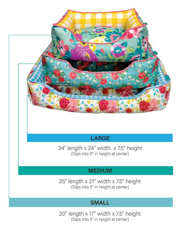 Homesteada™ Pet Bed, Sweet Romance Medium 25" x 21"