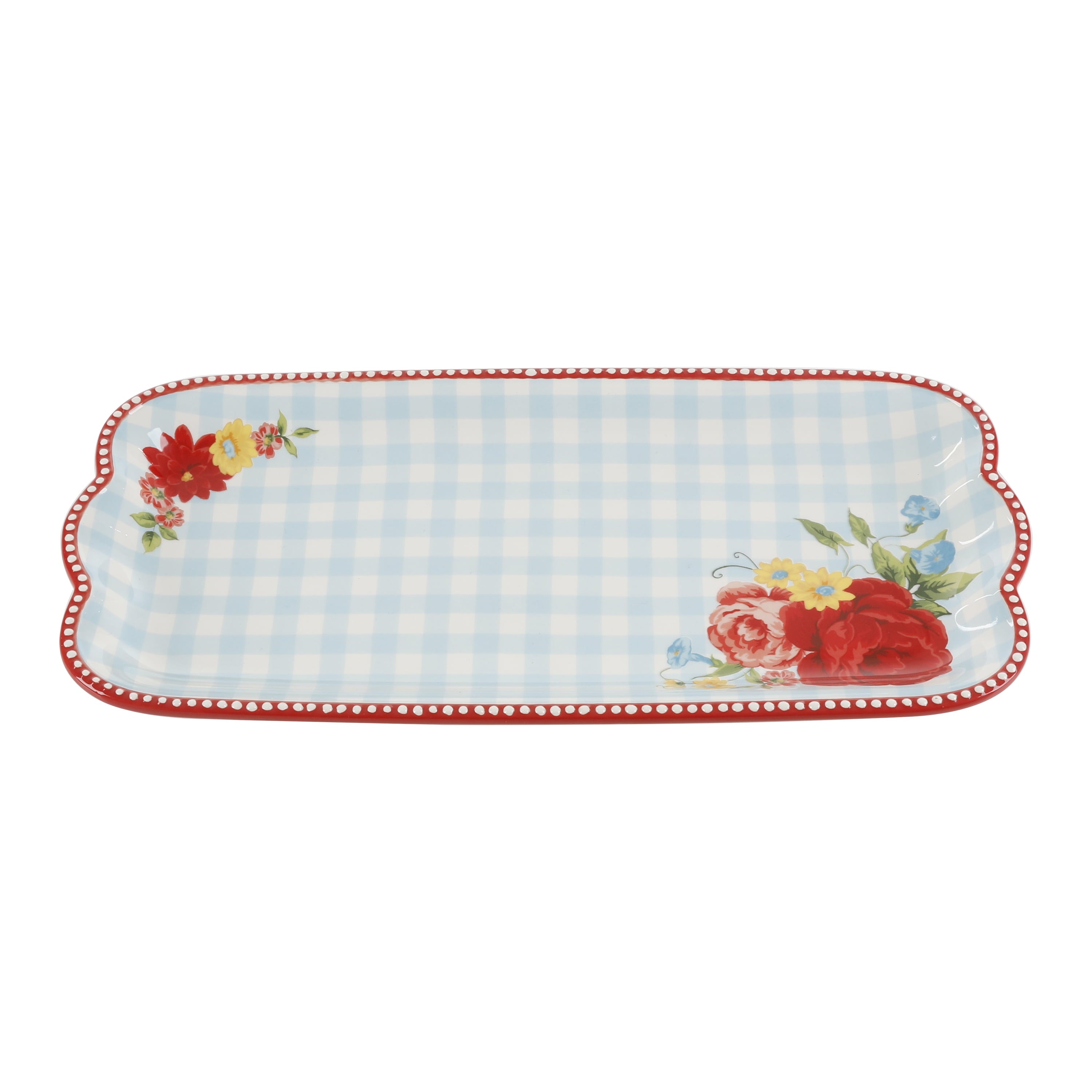 Homesteada™ Floral Medley 3-Piece Ceramic Serving Platter Set