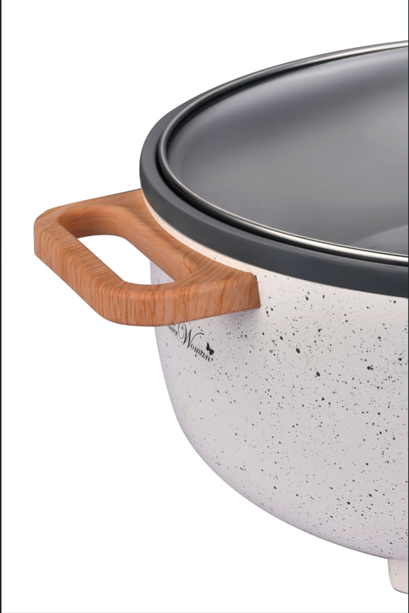 Homesteada™ 3.5L Electric Skillet, Linen Speckle