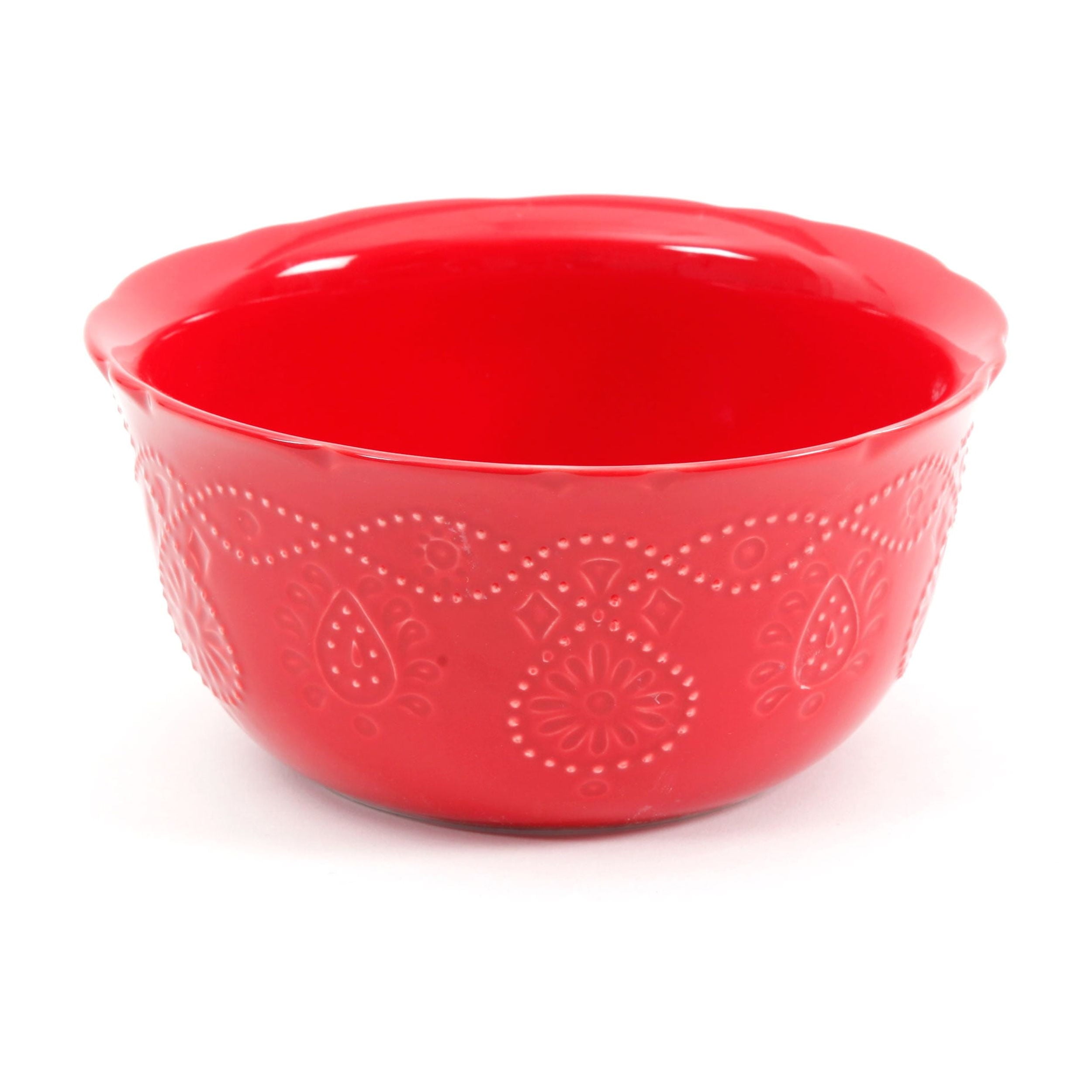 Homesteada™ Cowgirl Lace 12-Piece Dinnerware Set, Red