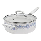 Homesteada™ 12-Piece Classic Ceramic Cookware Set, Agatha Blue